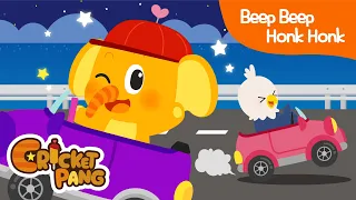 The Car Song | Beep Beep Honk Honk | CricketPang Songs for Kids