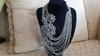 В секонд хенде купила мешок с бижутерией 3кг за $ 8. Обзор находок  с Second Hand shop .