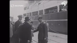 UK: PRINCE PHILIP RETURNS: (1954)