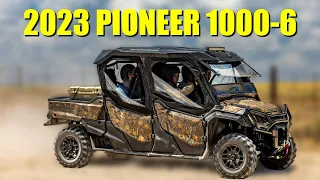 2023 HONDA PIONEER 1000-6 Deluxe Crew🔥 Combining Huge Payloads and Reliability⁉️