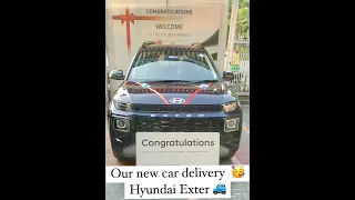 finally our new car delivery hyundai exter 2023