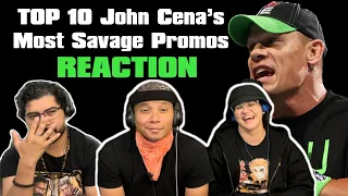 TOP 10 John Cena's MOST SAVAGE Promos - Wrestling Flashback | Reaction!