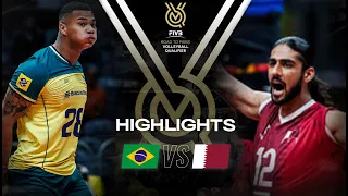 🇧🇷 BRA vs. 🇶🇦 QAT - Highlights | Men's OQT 2023