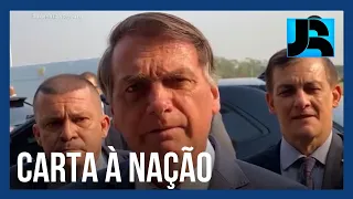 Bolsonaro defende carta pacificadora e diz que críticos não entenderam o texto