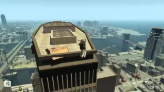 GTA 4 - Аварии, трюки и падения (Stunts and Crashes) #1