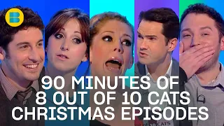 90 Minutes of 8 Out of 10 Cats Christmas Episodes | 8 Out of 10 Cats | Banijay Comedy