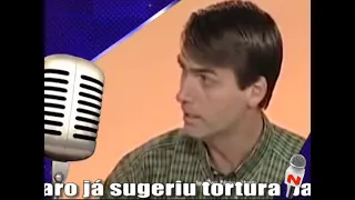 Bolsonaro em entrevista em 1999,  fala de  tortura para quem tenta se calar em CPI