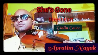 She's Gone | Steelheart | Violin Cover | THE ROCK VIOLINIST