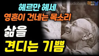 [힘든 시절 우리를 위로해 주는 헤세의 따듯하고 다정한 문장들] 삶을 견디는 기쁨, 힘든 시절에 벗에게 보내는 편지, 책읽어주는여자 오디오북 korean audiobook