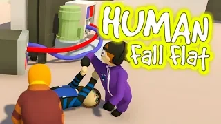 Vier YOUTUBER spielen mit STROM | Human Fall Flat