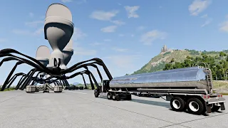 Cars vs Toilet Head Army | BeamNG.Drive