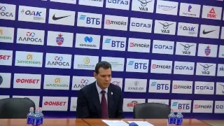 01.04.2019 CSKA vs. UNICS (Kazan). Post game quotes