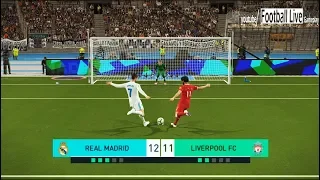 PES 2018 | Penalty Shootout | REAL MADRID vs LIVERPOOL FC | Gameplay PC