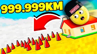 ДОМ КАТИТСЯ ВНИЗ 999.999КМ В РОБЛОКС! ROBLOX Slide House Tumble