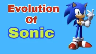 Evolución de videojuego Sonic comparación 1991 -2023