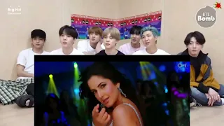 bts reaction to zara touch me