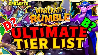 NEW Warcraft Rumble TIER LIST! *All Minis Ranked!*