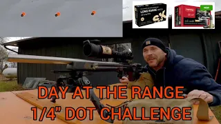 Day at the Range 1/4" Dot 50 Yard Challenge CZ457, Bergara B14, 10/22 Ruger RPR