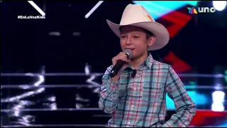 Randy Ortiz Audiciones A Ciegas La Voz Kids 2021Completa