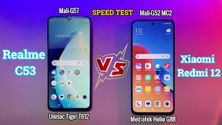 Realme C53 VS Xiaomi Redmi 12 Performance Test & Comparison