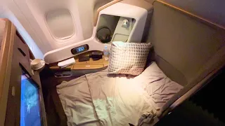 🇯🇵🇺🇸Comfortable 10hrs Flight from Tokyo to Los Angeles || Singapore Airlines Business Class