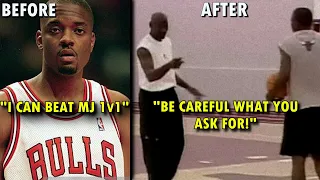 When a RETIRED Michael Jordan DEMOLISHED an Arrogant Bulls ROOKIE!