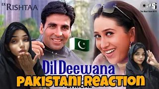 Dil dewana dhondta hai eik hassen larki | Akshay kumar and karishma kapor | pakistani Ash reaction