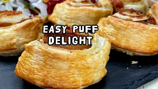 Simpler than you imagine !Best appetizer recipe, from puff pastry