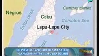 300 Preso ng Lapu-lapu city jail sa Cebu, nakapagparehistro bilang mga botante [08|17|14]