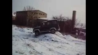 ARO-246 snow test drive