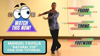 How to dance the Natural Top | Manuel Favilla | Cha Cha Latin Dance Lesson