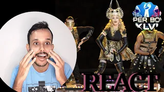 REAGINDO | Madonna - Live Superbowl XLVI | REACT