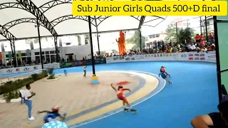 RSFI NATIONAL 2022: sub junior Girls (11-14yrs) Quads 500+D final