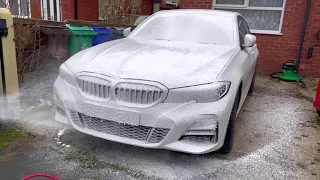 4K BMW 330e G20 Maintenance Wash