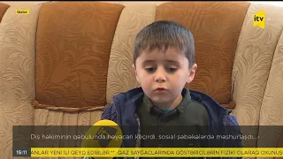 Diş həkiminin qəbulunda həyəcan keçirdi, sosial şəbəkələrdə məşhurlaşdı..