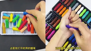 This peanut crayon is so easy to use. Not only does it not drop crumbs, it will not rot, a