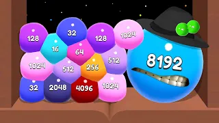 Jelly 2048 - Blob Merge 3D Base (Part 01) Unlock 1024, 2048, 4096, 8192 Jellys