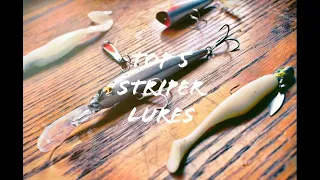 Top 5 Striper Lures of All Time!