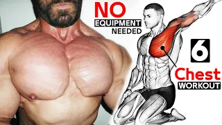 6 Easy Exercises Chest at home NO EQUIPMENT Needed