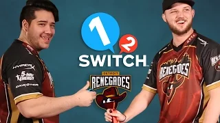 Renegades CS:GO plays Nintendo 1-2 Switch Milk, Sword Fight, Quick Draw – HyperX moments