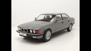 BMW 730i 7er E32 1992 grau metallic Modellauto 1:18 MCG