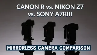 Mirrorless Camera Comparison: Canon R vs. Nikon Z7 vs. Sony A7R3