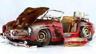 Restoration abandoned Mercedes Benz 300SL Touring Model Car by Good Restore