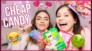 Trying Cheap Valentine's Day Candy w/ Stephany Rodriguez