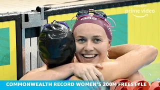 Ariarne Titmus Commonwealth Record Breaking Moment | 2021 Australian Swimming Trials | Amazon Prime