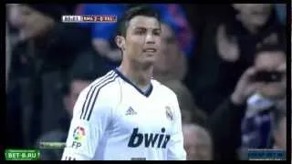 CRISTIANO RONALDO AMAZING MISS - REAL MADRID VS VALENCIA 2-0 COPA DEL REY 15-1-2013 HD