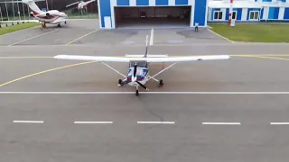 8. Самолет Cessna 182T - готов к старту