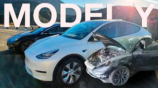 Model Y Полный Обзор и Частичный Разбор/Сравнение с Tesla 3, Автопилот FSD