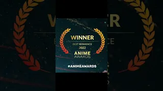 Best romance ANIME AWARD 2022 #shorts #short #animeawards