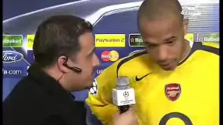 Arabic interviewer piss Thierry Henry off